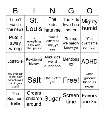 GK 2025 Bingo Card