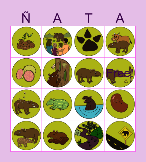 DANTA Bingo Card