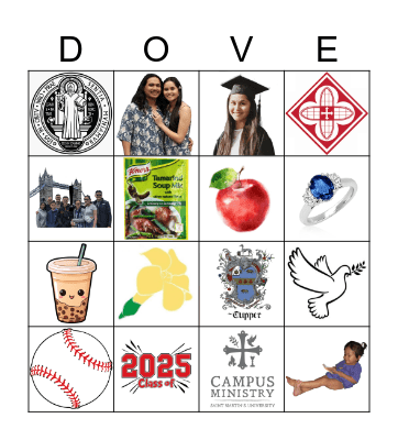DOVE MARIE BINGO Card