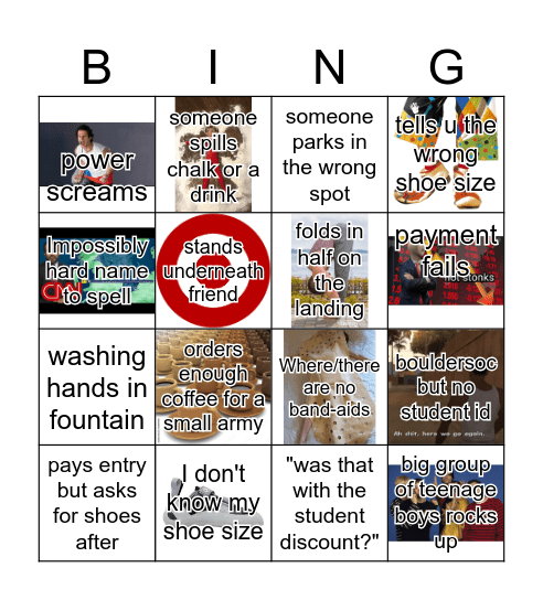 9DP Bingo Card