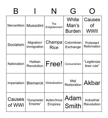 APMoWo 2025 Bingo Card