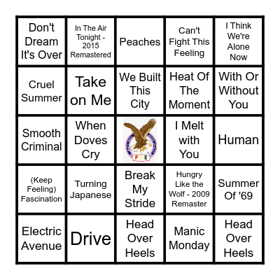 JUST BECAUSE Bingo Card