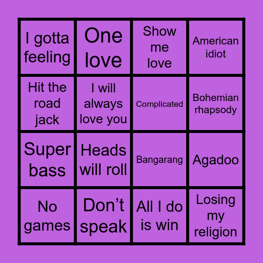 Banging Bangers 3 (Round 1) Bingo Card