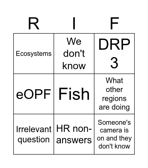 5-8 Bingo Card