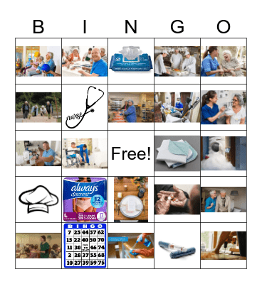 Robertson House Staff Bingo Card
