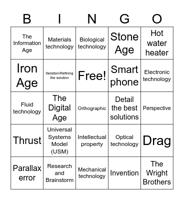 Engineering Principles Final Exam Bingo Card