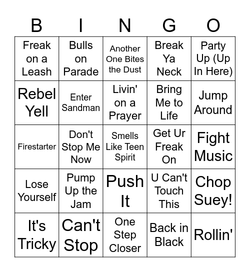 Hype Mode Bingo Card