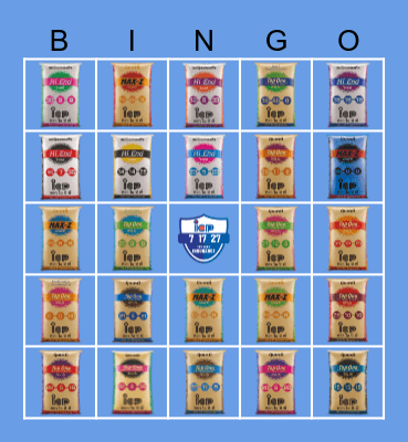 TOPONE Bingo Card