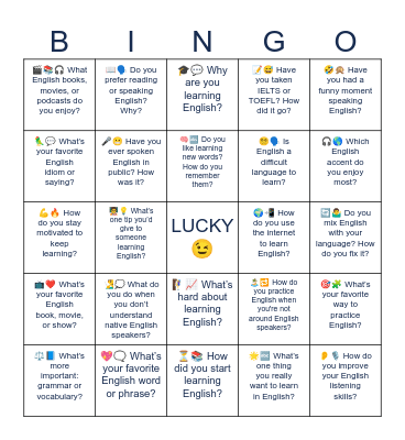 🗣️ Speak-Up Bingo Card