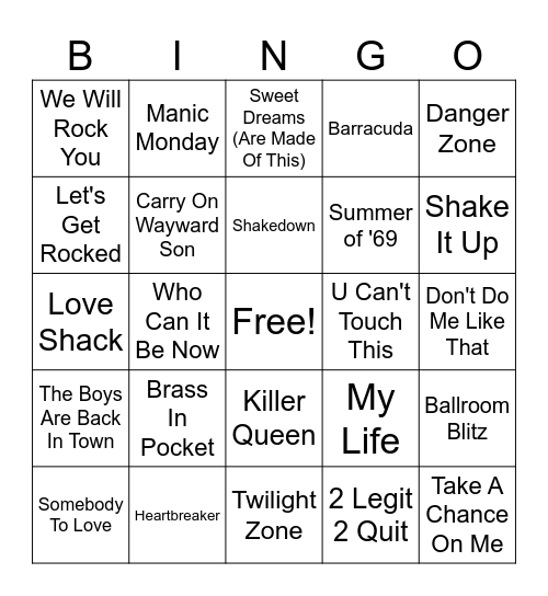 LINK Picnic Music Bingo 2025 Bingo Card