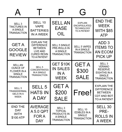 OKEE BINGO Card
