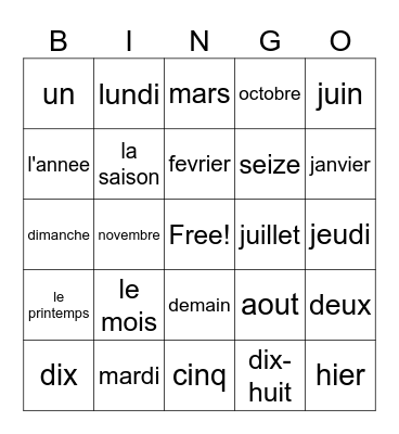 Jaylen Mayes Bingo Card