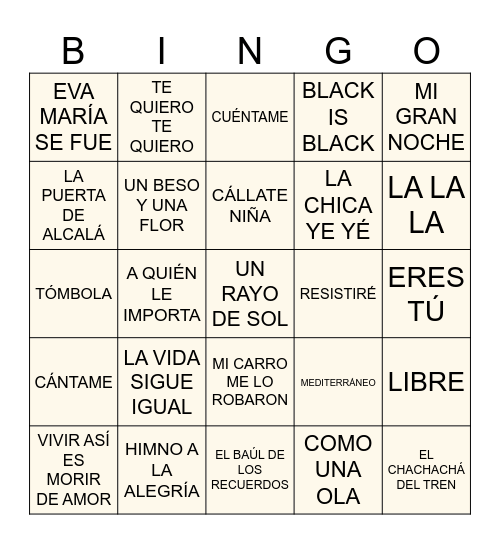 GAUTEQUE NIGHT Bingo Card