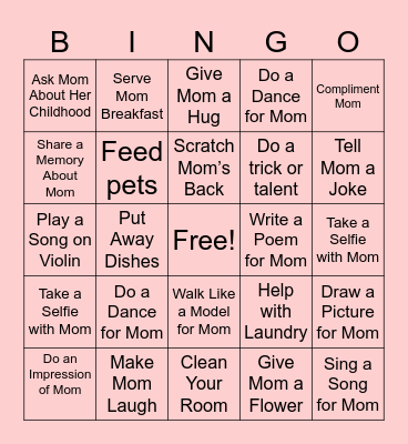 Happy Birthday Bingo Card