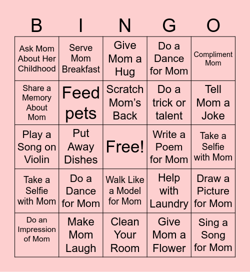 Happy Birthday Bingo Card