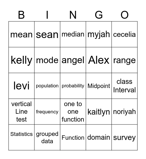 Bingo Bosses Bingo Card