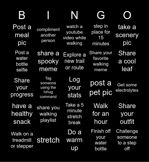 Scoob Gang Bingo Card