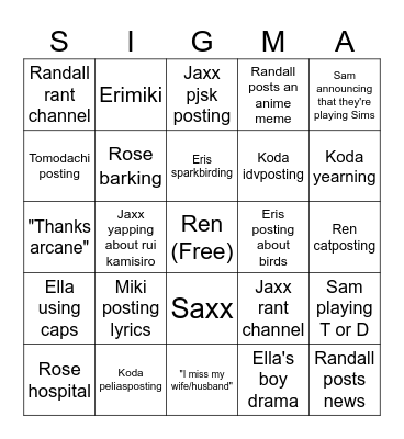 Publix bingo Card