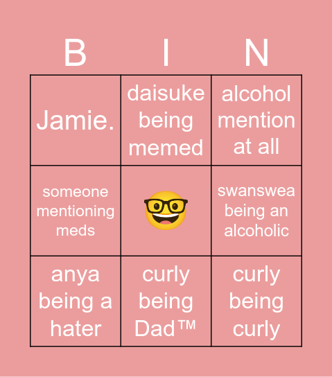 mouthwashing tiktoks Bingo Card