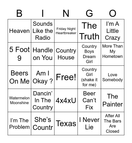 #2 Bingo Card