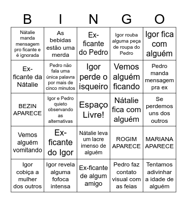 MOTOROCK 2025 Bingo Card