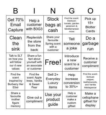 May BINGO Card