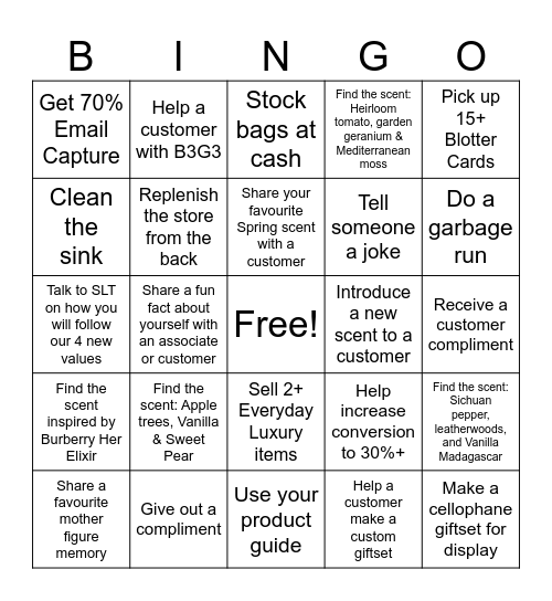 May BINGO Card