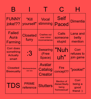 Corrupted_Glitches Bingo Card