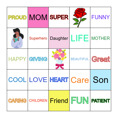 MOTHERS DAY Bingo Card
