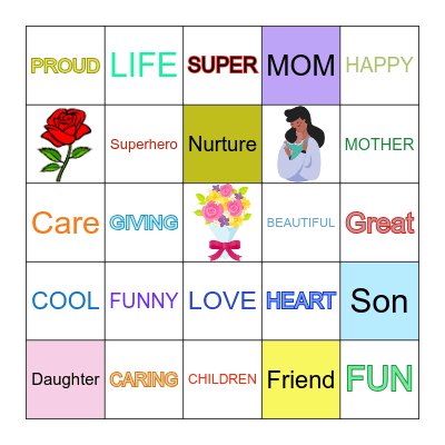 MOTHERS DAY Bingo Card