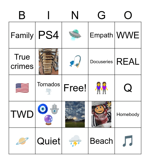 Bin Go Bingo Card
