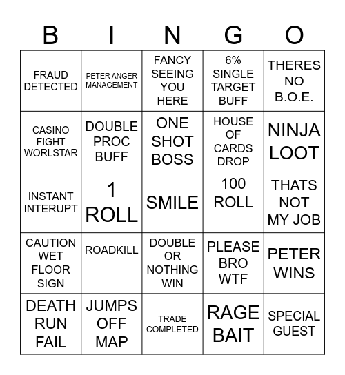 Smitten Kittens Edition Bingo Card