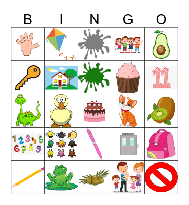 LETTERS ABCDEFGHIJKLMNOP Bingo Card