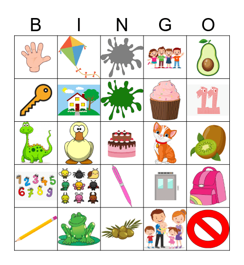 LETTERS ABCDEFGHIJKLMNOP Bingo Card