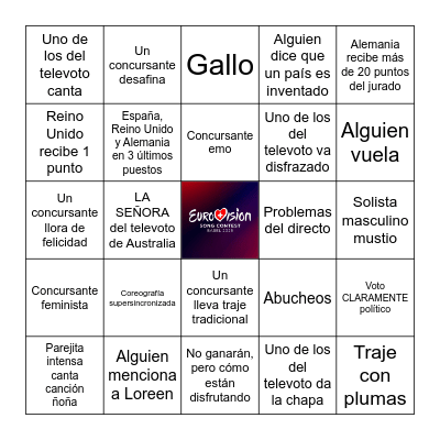 EUROBINGO Card