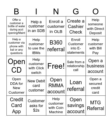 Northwest Bingo! Bingo Card