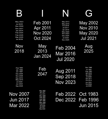 3229 Wren Ln Bingo Card