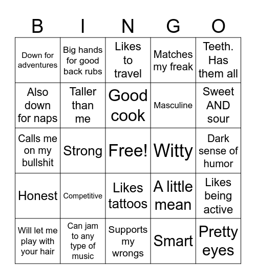 Are you CORAL’s type? Bingo Card