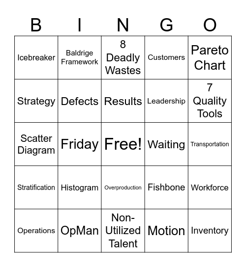 Icebreaker Bingo Card