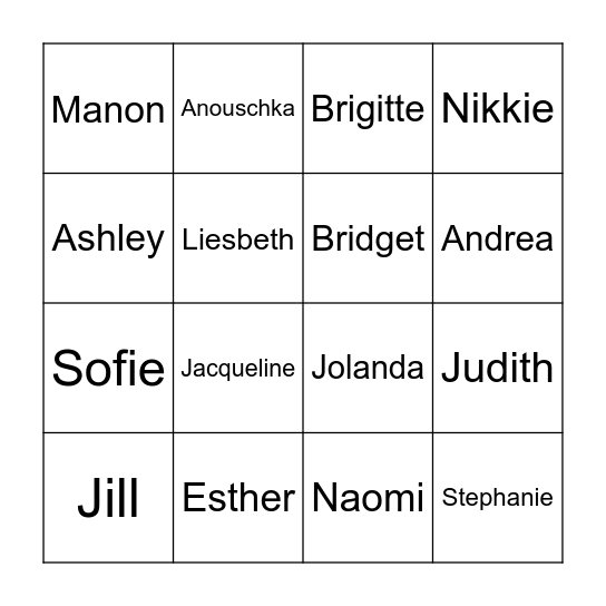 Ken je Kleega Kiene Bingo Card