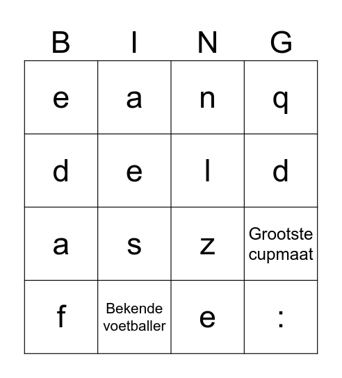 Zomer Kroatië Bingo Card