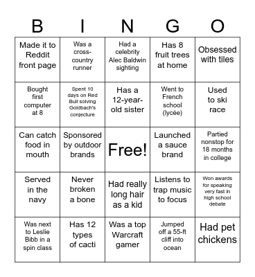 A&P PM Offsite Ice-Breaker Bingo! Bingo Card