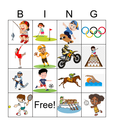 Sports Bingo Card
