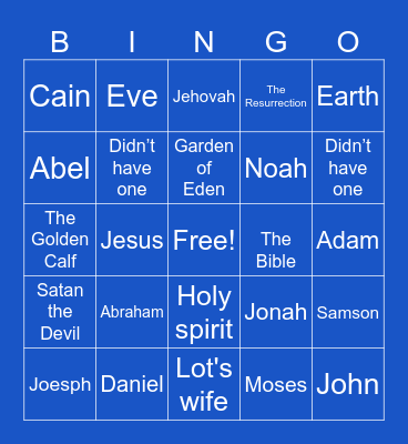 JW Bingo Card