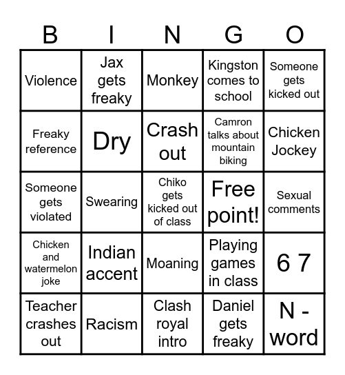 9 kauri bingo Card