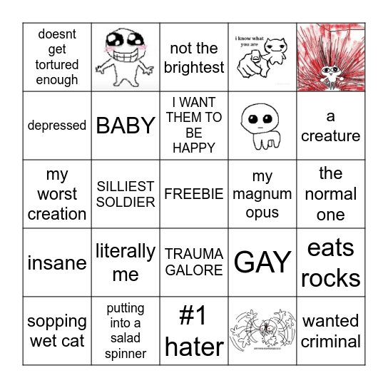 little guy Bingo Card