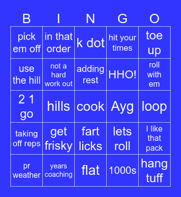 YOUNGER bingo Card