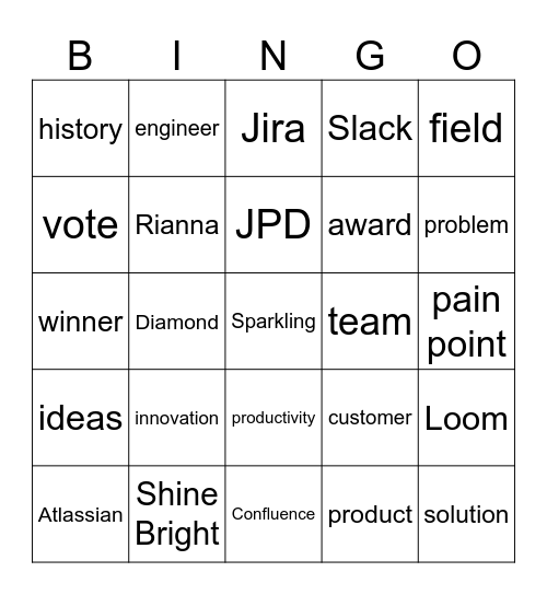 ShipIt 60 - Shine Bright! Bingo Card