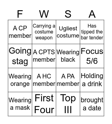 Find Someone who matches Bingo Card