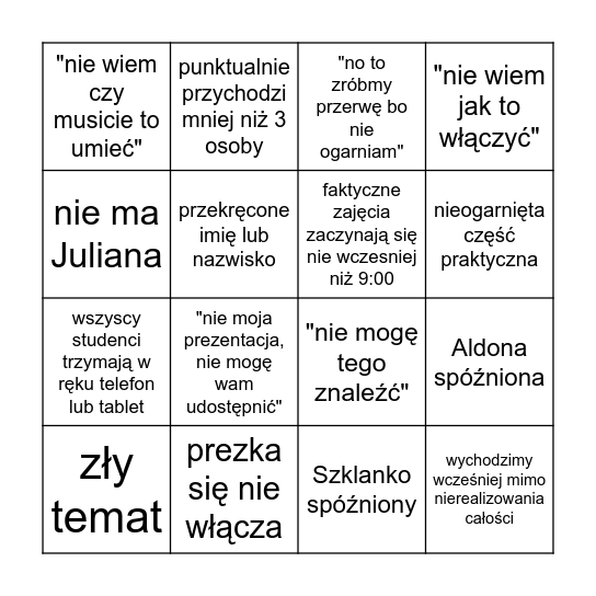 aktualizacja fizjobingo Card